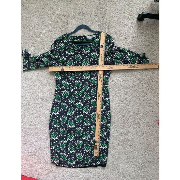 Boden Delia Green and black Floral dress size 10 - Picture 3 of 10